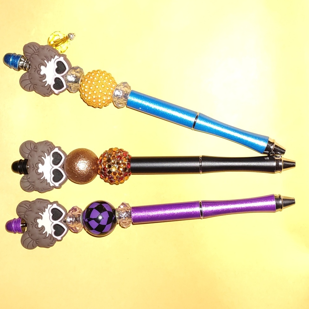 "Fashionista" pens handmade metal